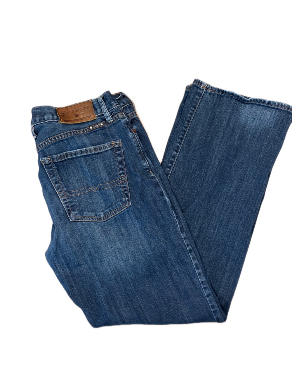 Lucky Brand Men's Relaxed Jeans in Dark Blue Denim